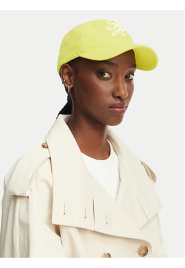 TOMMY HILFIGER - Tommy Hilfiger Czapka z daszkiem Logo Embroidery Baseball Cap AW0AW18338 Zielony. Kolor: zielony. Materiał: bawełna