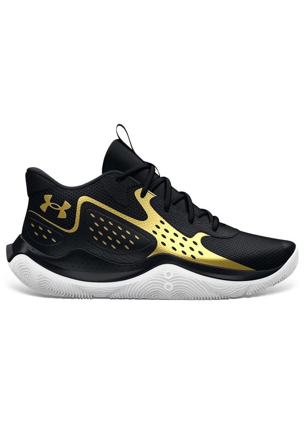 Buty do koszykówki Under Armour Jet '23. Kolor: czarny, wielokolorowy, żółty. Sport: koszykówka
