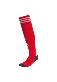 Adidas - Getry Arsenal 25/26 Home. Kolor: biały, czerwony, wielokolorowy