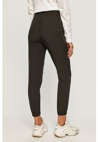 DKNY - Dkny - Spodnie. Kolor: czarny. Materiał: tkanina, poliester, elastan. Wzór: gładki #4