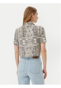 Vero Moda Koszula Menny 10303694 Beżowy Relaxed Fit. Kolor: beżowy. Materiał: wiskoza