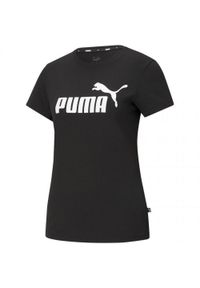 Puma - T-shirt Damski Logo ESS. Kolor: czarny