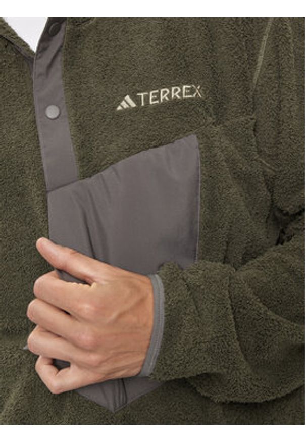 Adidas - adidas Polar Terrex XPLORIC IN0011 Zielony Regular Fit. Kolor: zielony. Materiał: syntetyk