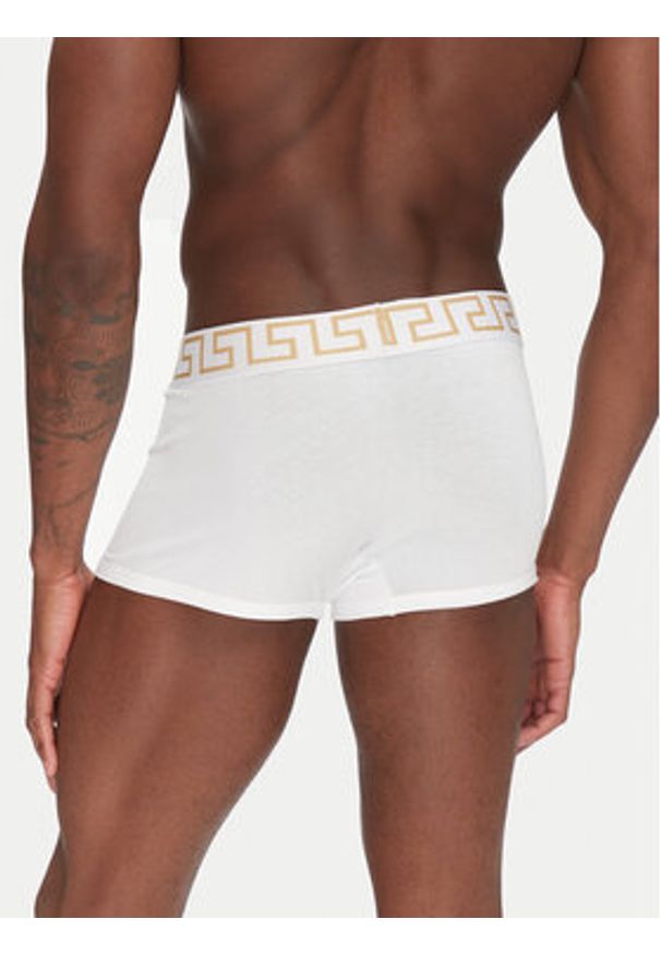 VERSACE - Versace Komplet 3 par bokserek AU10326 Biały. Kolor: biały. Materiał: bawełna