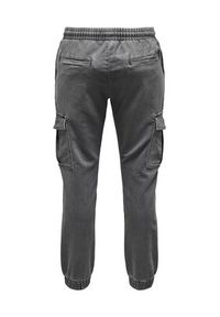 Only & Sons Spodnie materiałowe 22027402 Szary Regular Fit. Kolor: szary. Materiał: bawełna #7