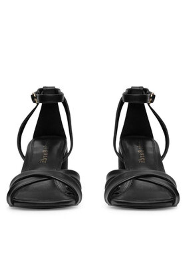 Sergio Bardi Sandały WYL3402-8Z-SB Czarny. Kolor: czarny. Materiał: skóra