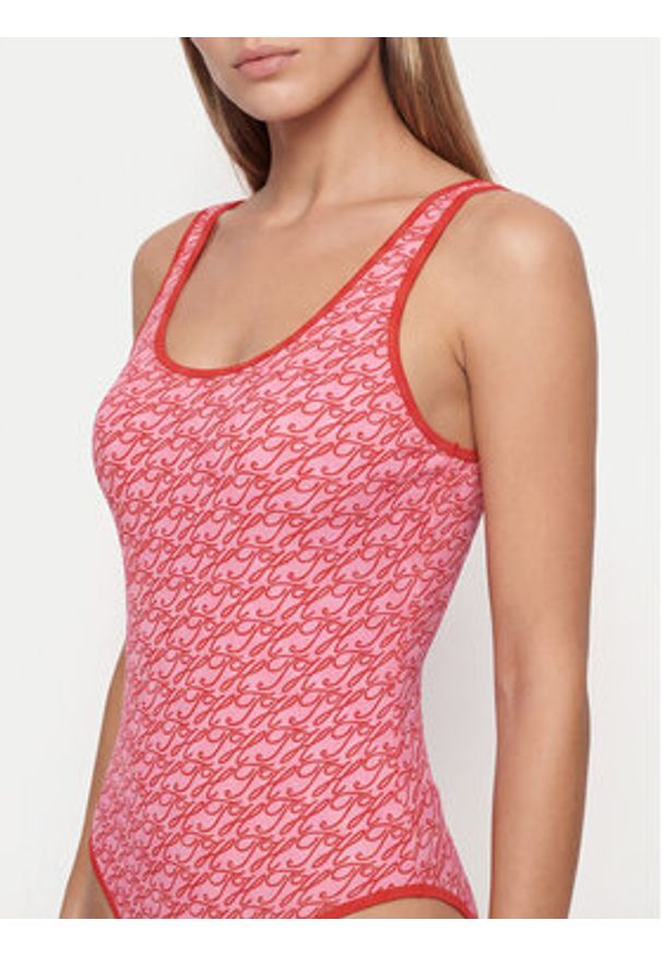 TOMMY HILFIGER - Tommy Hilfiger Strój kąpielowy UW0UW06465 Różowy jasny. Kolor: różowy. Materiał: syntetyk