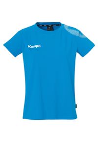 KEMPA - Koszulka damska Kempa Core 26. Kolor: wielokolorowy, niebieski, czarny. Długość rękawa: raglanowy rękaw. Sport: piłka nożna #1