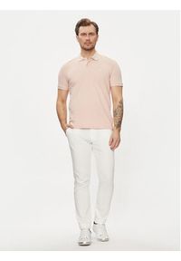 Selected Homme Polo 16087839 Różowy Regular Fit. Typ kołnierza: polo. Kolor: różowy. Materiał: bawełna #7