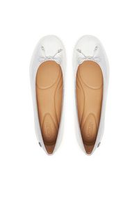 Lauren Ralph Lauren - LAUREN RALPH LAUREN Baleriny Jayna 802978836001 Srebrny. Kolor: srebrny. Materiał: skóra