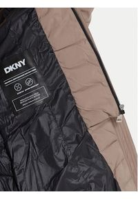 DKNY Kurtka zimowa DLEMPN46 Beżowy Slim Fit. Kolor: beżowy. Materiał: syntetyk. Sezon: zima #6