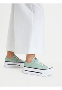 Converse Trampki Ctas Lift Double Stack A18862C Zielony. Kolor: zielony. Materiał: materiał #1