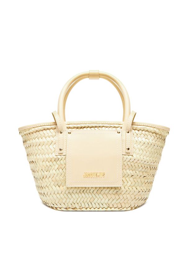 JACQUEMUS Torebka Le Petit Panier Soli 23E223BA0443060 Beżowy. Kolor: beżowy