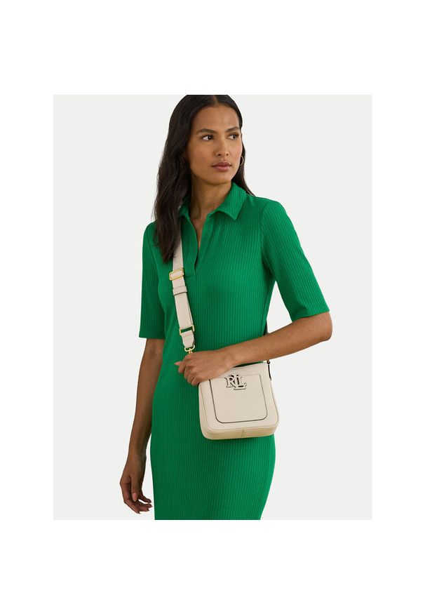 Lauren Ralph Lauren - Torebka LAUREN RALPH LAUREN. Kolor: biały