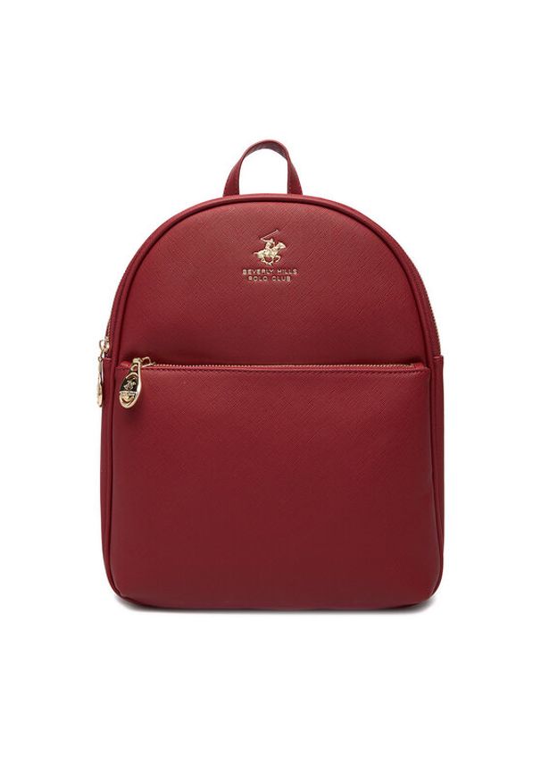 Beverly Hills Polo Club Plecak CEO-BHPC-L-004-09 Czerwony. Kolor: czerwony. Materiał: materiał
