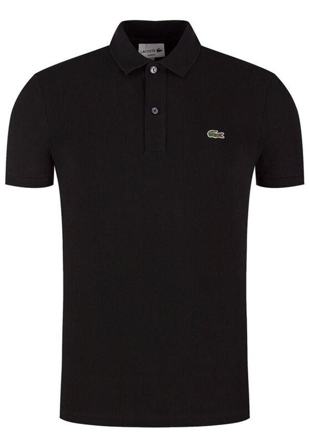 Lacoste Polo PH4012 Czarny Slim Fit. Typ kołnierza: polo. Kolor: czarny. Materiał: bawełna