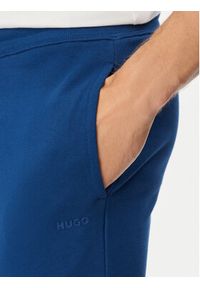Hugo - HUGO Spodnie dresowe Dayote232 50489617 Niebieski Regular Fit. Kolor: niebieski. Materiał: bawełna #4