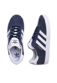 Adidas - adidas Sneakersy Gazelle J BY9144 Granatowy. Kolor: niebieski. Materiał: zamsz, skóra #9