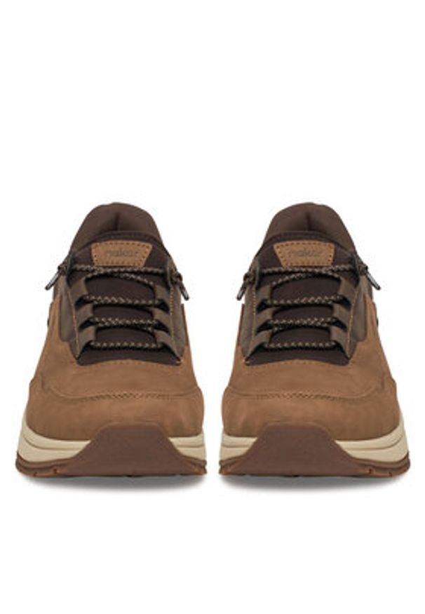 Rieker Sneakersy 11055-25 Brązowy. Kolor: brązowy. Materiał: skóra, nubuk