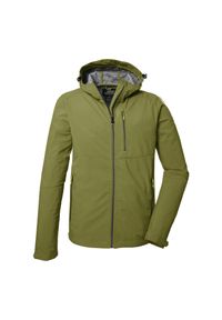 Killtec - Kurtka softshellowa z kapturem męska KILLTEC KOS 259. Typ kołnierza: kaptur. Kolor: szary, zielony, wielokolorowy. Materiał: softshell. Sport: turystyka piesza