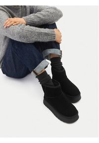 Badura Śniegowce C-WFA-01-H Czarny. Kolor: czarny. Materiał: skóra, zamsz #4