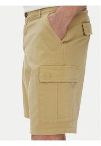 La Martina Szorty materiałowe MAB002 TW536 Beżowy Regular Fit. Kolor: beżowy. Materiał: bawełna