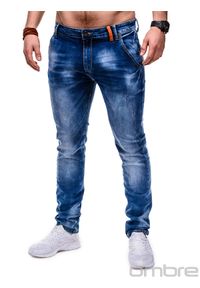 Ombre Clothing - Spodnie - jeansowe P449 - L. Materiał: jeans #4