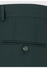 Pako Lorente - PAKO LORENTE - Zielone spodnie ganiturowe. Kolor: zielony. Materiał: poliester, wiskoza, elastan. Wzór: gładki. Styl: młodzieżowy, elegancki #6
