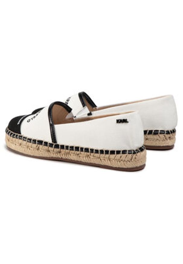 Karl Lagerfeld - KARL LAGERFELD Espadryle KL80108 Biały. Kolor: biały. Materiał: materiał