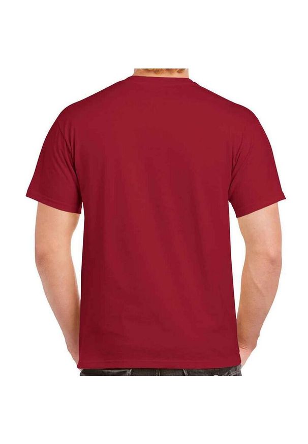 GILDAN - Ultra Bawełniana Koszulka Unisex Dla Dorosłych. Kolor: czerwony. Materiał: bawełna