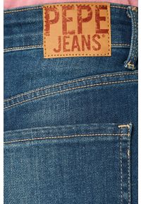 Pepe Jeans - Szorty jeansowe Mary Archive. Okazja: na co dzień. Stan: podwyższony. Kolor: niebieski. Materiał: bawełna, materiał, denim, elastan, tkanina, poliester. Wzór: gładki. Styl: casual #4