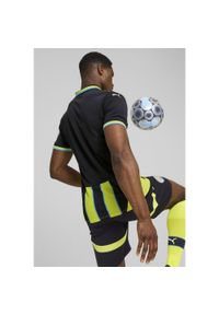 Puma - Męska koszulka wyjazdowa Manchester City 24/25 PUMA New Navy Yellow Glow Blue. Kolor: żółty, wielokolorowy, niebieski