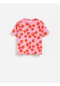 Reserved - T-shirt z nadukiem - wielobarwny. Materiał: bawełna, dzianina