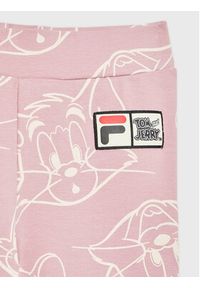 Fila Legginsy Tom & Jerry Tokat FAK0115 Różowy Slim Fit. Kolor: różowy. Materiał: bawełna