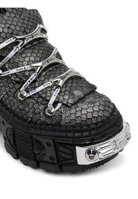 NEW ROCK Sneakersy M-106WALLC40 Szary. Kolor: szary. Materiał: skóra #5