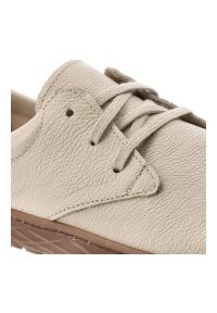 Półbuty damskie Barefoot Armodo, cholewka ze skóry naturalnej cienka elastyczna podeszwa szeroki nosek lekka forma do codziennego chodzenia, beżowe,. Okazja: na co dzień. Zapięcie: sznurówki. Kolor: beżowy. Materiał: skóra. Szerokość cholewki: normalna. Styl: casual #4