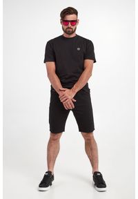 Philipp Plein - T-shirt PHILIPP PLEIN. Materiał: skóra, bawełna. Długość rękawa: krótki rękaw. Długość: krótkie. Wzór: aplikacja