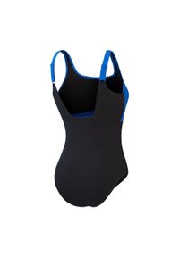 Damski kostium kąpielowy 1-częściowy Speedo Eco Contoureclipse. Kolor: czarny, niebieski, wielokolorowy. Wzór: kolorowy #2