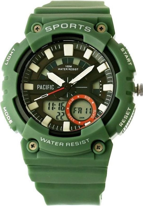 NoName - Zegarek Zegarek Męski Pacific 349AD-4 10 BAR Unisex Do PŁYWANIA