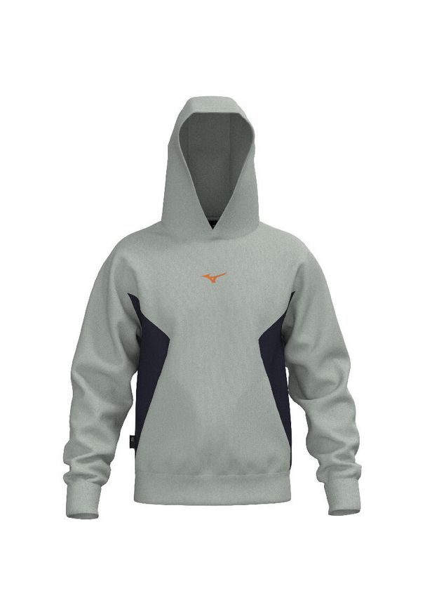 Bluza z kapturem Mizuno Athletics. Typ kołnierza: kaptur. Kolor: zielony. Sport: fitness