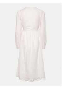 YAS Sukienka codzienna Luma 26032685 Biały Regular Fit. Okazja: na co dzień. Kolor: biały. Materiał: bawełna. Typ sukienki: proste. Styl: casual