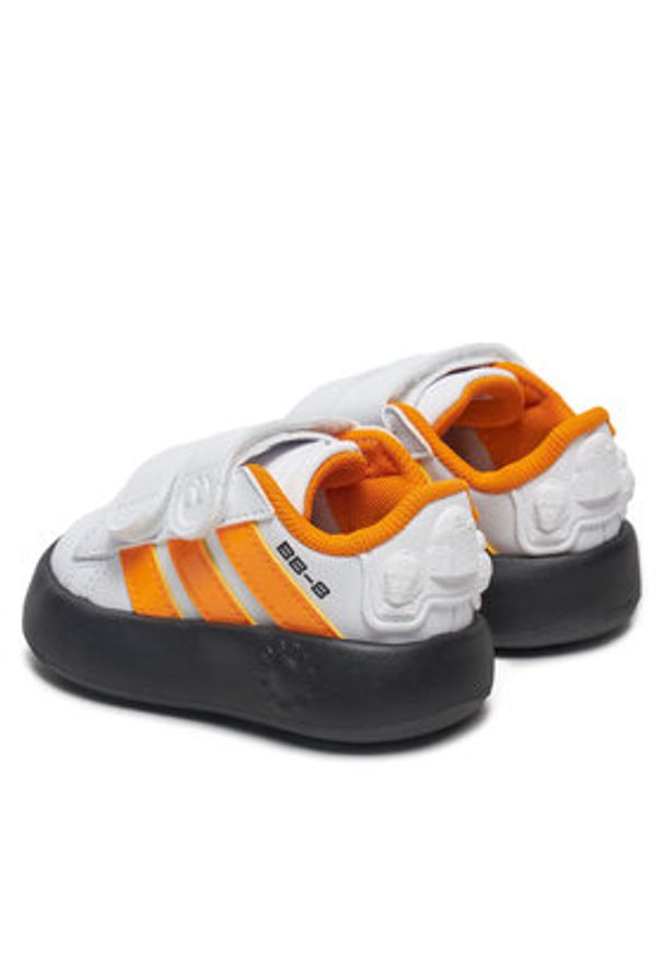 Adidas - adidas Sneakersy Star Wars Grand Court 2.0 IH1140 Biały. Kolor: biały. Materiał: skóra. Wzór: motyw z bajki