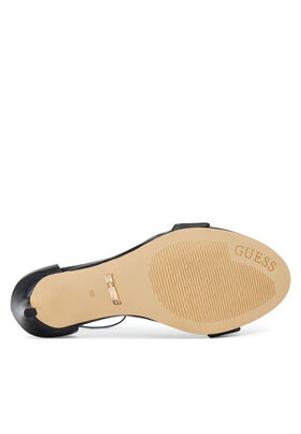 Guess Sandały FLTKAB LEA03 Czarny. Kolor: czarny. Materiał: skóra