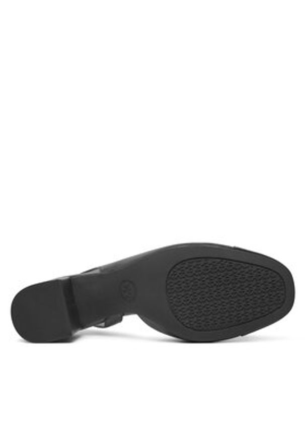 Michael Kors Sandały Perla Flex Toe Cap Pump 40R5PLMP1L Czarny. Kolor: czarny. Materiał: skóra