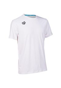 Koszulka sportowa Arena Team T-Shirt Solid. Kolor: biały. Materiał: materiał, skóra