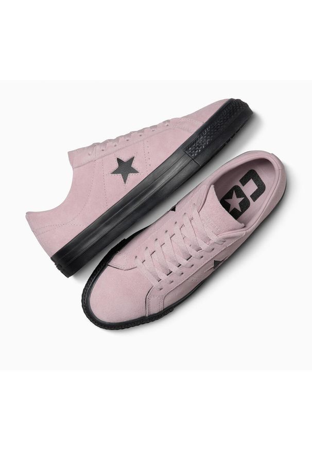 Buty Converse One Star Pro Ox, Dla obu płci. Kolor: różowy. Materiał: zamsz, materiał