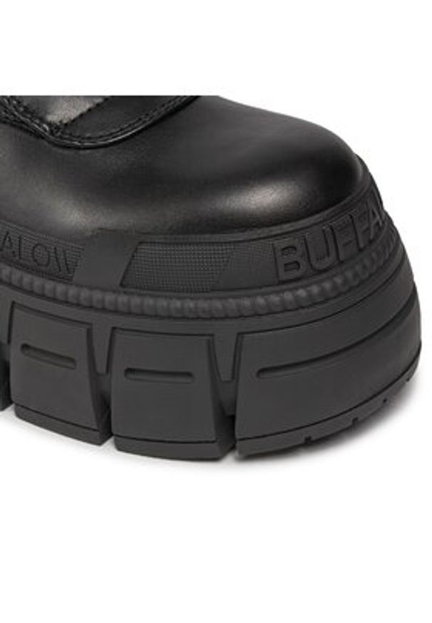 Buffalo Botki Gospher Zip Boot BN1622350 Czarny. Kolor: czarny. Materiał: skóra