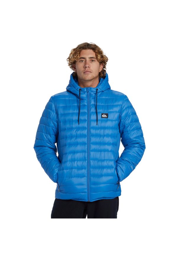 Quiksilver - Kurtka ocieplająca dla Mężczyzn SCALY Niebieski. Okazja: na co dzień. Kolor: niebieski. Materiał: tkanina, nylon. Styl: casual