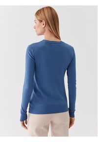 Guess Sweter W3YR46 Z2NQ2 Niebieski Slim Fit. Kolor: niebieski. Materiał: wiskoza #5