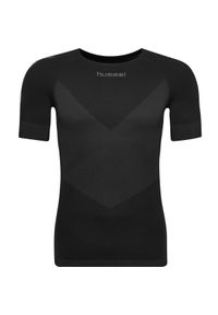 Hummel - HUMMEL TERMOAKTYWNA koszulka męska z krótkim rękawem SEAMLESS. Kolor: czarny. Materiał: jersey. Długość rękawa: krótki rękaw. Długość: krótkie. Sport: piłka nożna #1